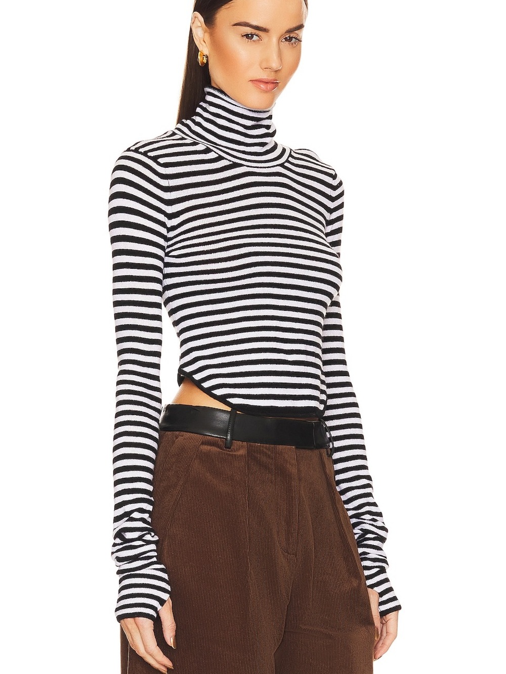 HELSA wool cashmere Alva turtleneck sweater